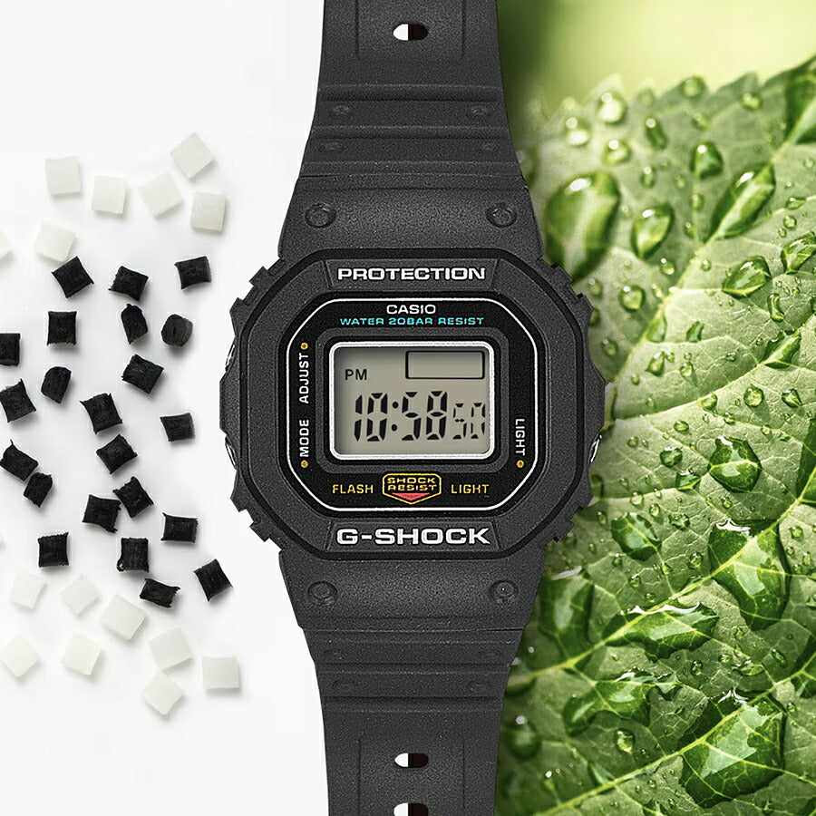 G-SHOCK Nano ナノ ブラック DWN-5600-1JR メンズ レディース 指輪サイズ ウオッチ 電池式 デジタル スクエア 樹脂バンド