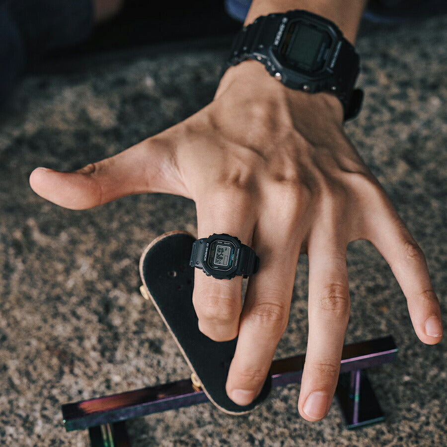 G-SHOCK Nano ナノ ブラック DWN-5600-1JR メンズ レディース 指輪サイズ ウオッチ 電池式 デジタル スクエア 樹脂バンド