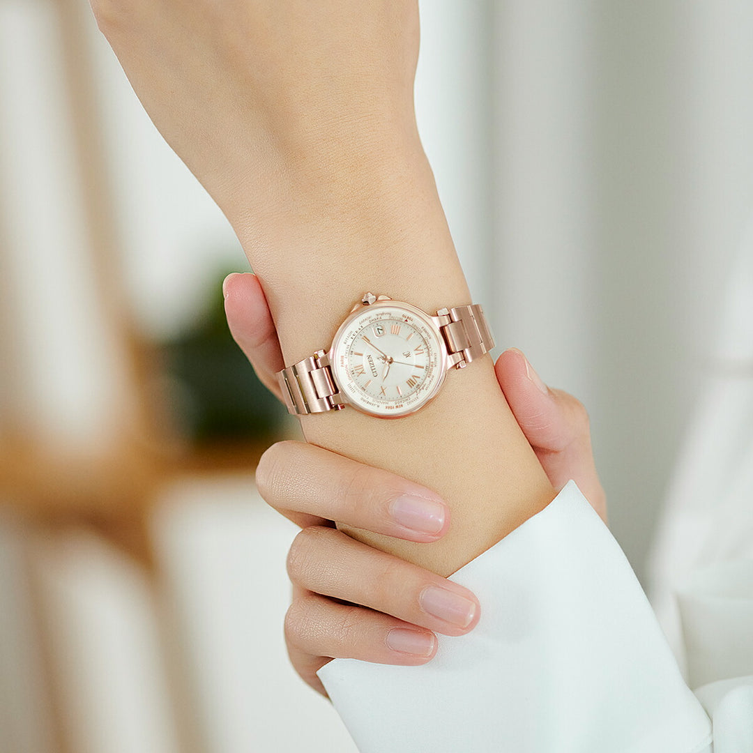 シチズン クロスシー ベーシックコレクション サクラカラー EC1017-58A レディース ソーラー 電波