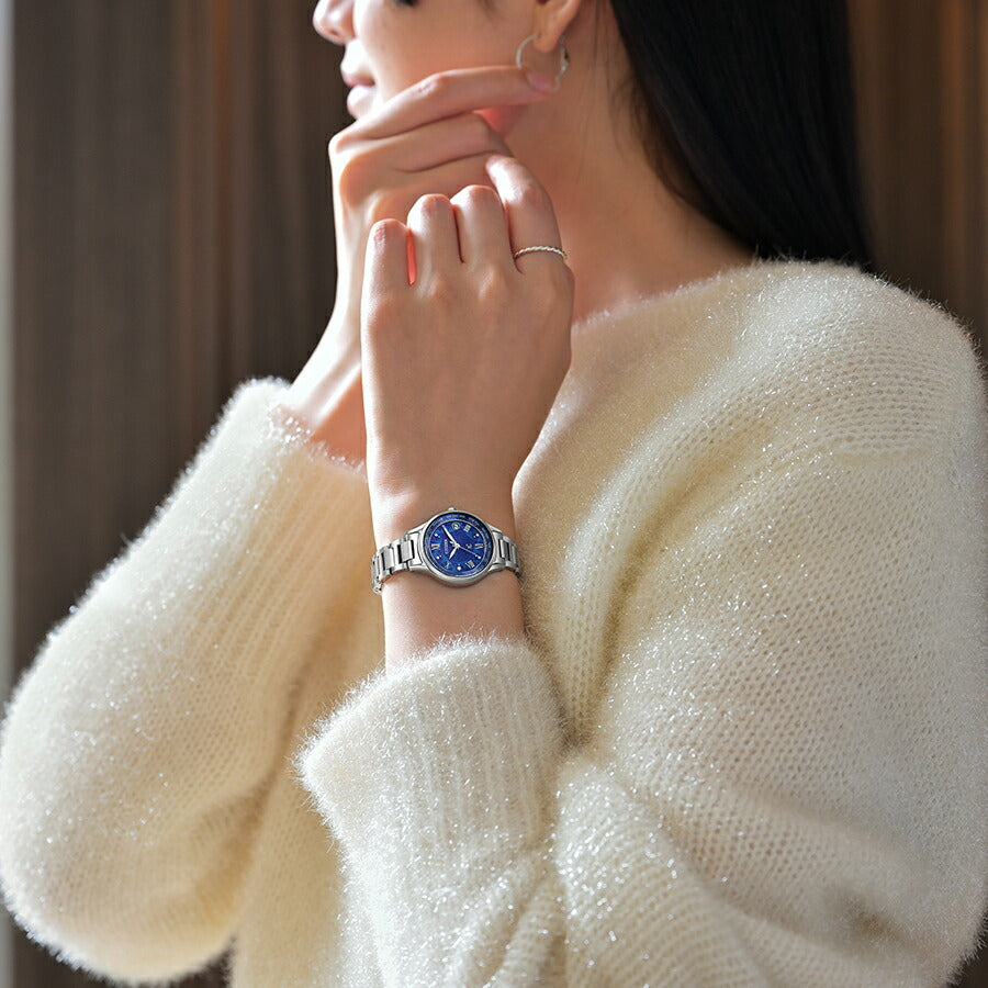 シチズン クロスシー DEAR Collection 限定モデル 2025 ステンドグラス EC1160-71L レディース ソーラー 電波 ブルーダイヤル