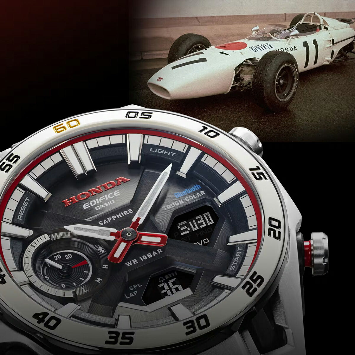 CASIO Honda F1 60周年 ECB-2300HR-1AJR　未使用品 IPPO JAPAN WATCH ECB-2300HR-1AJR Casio EDIFICE × Honda F1 | IPPO Japan