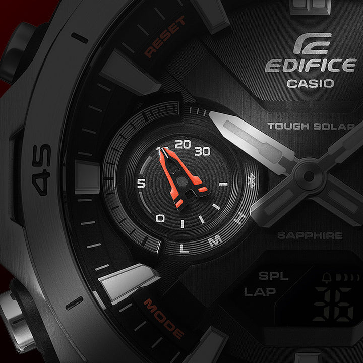 カシオ エディフィス ソスペンシオーネ レーシングマシンデザイン ECB-2300YD-1AJF メンズ ソーラー Bluetooth アナデジ シルバー