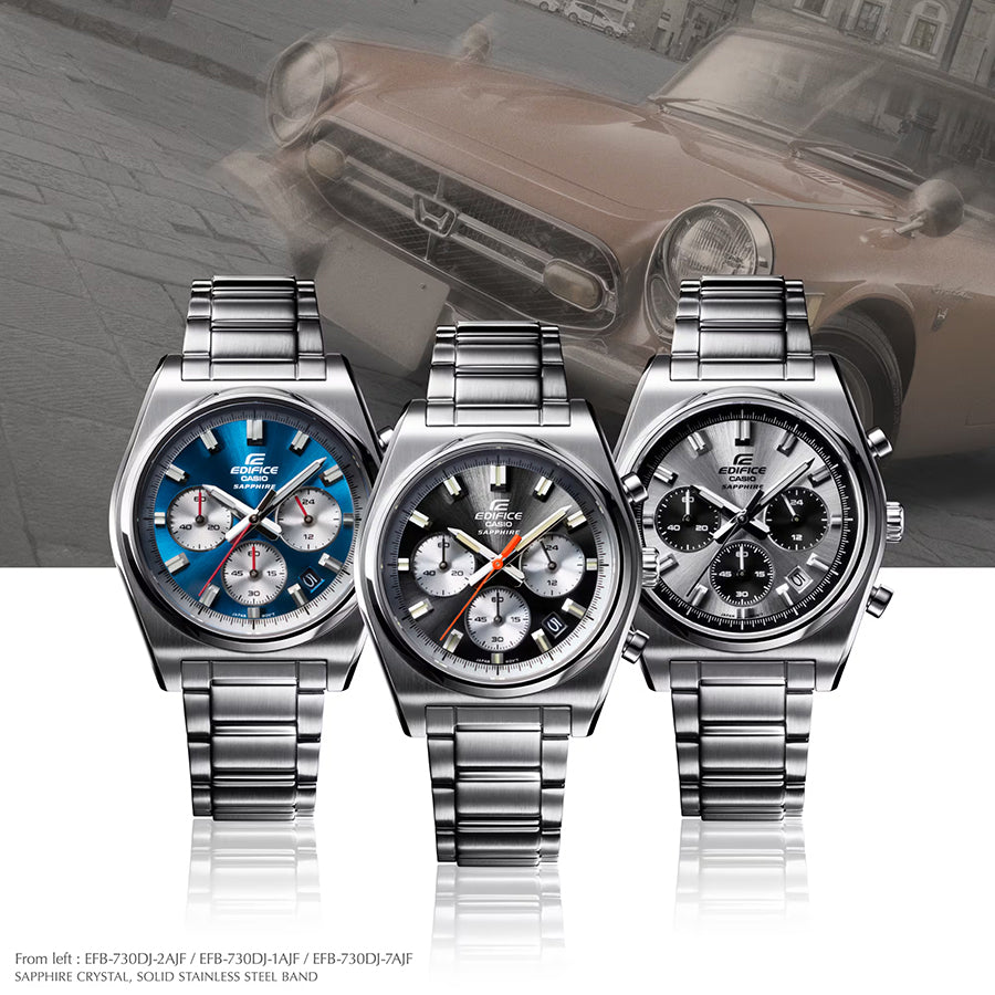 カシオ]エディフィス EDIFICE 100m防水 クロノグラフ