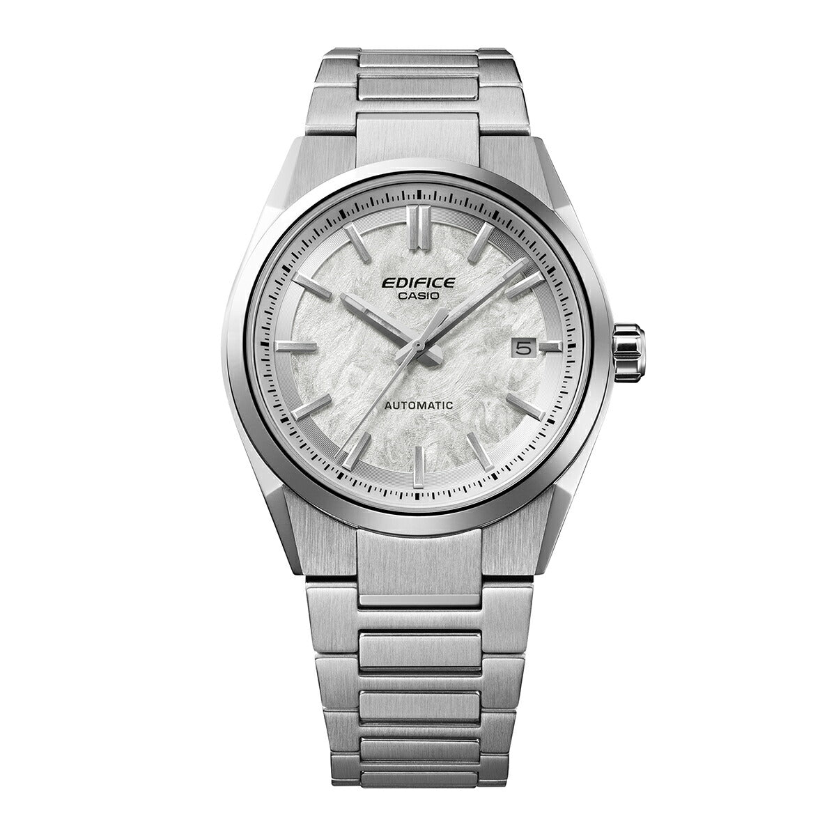 CASIO エディフィス EFK-110D-7AJF 4月新発売モデル カシオ エディフィス オートマチック 電鋳加工ダイヤル ホワイト EFK