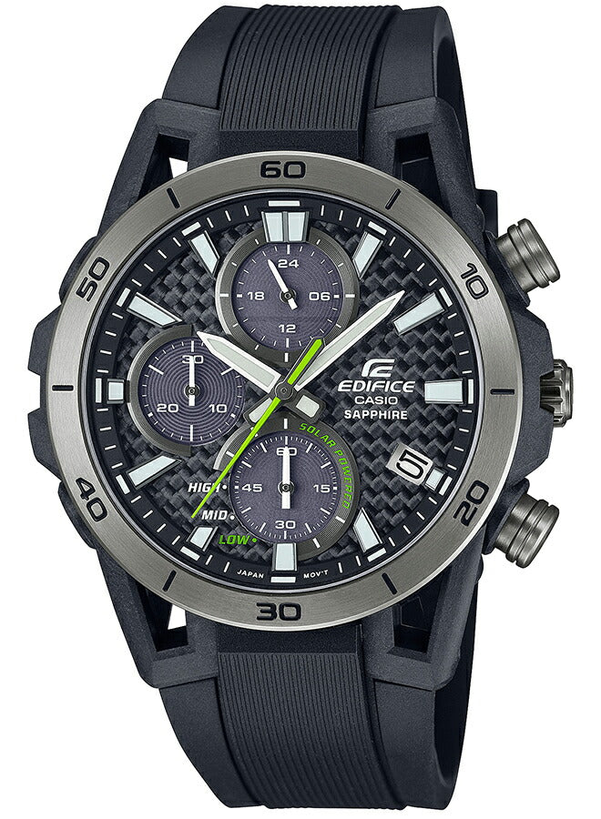 カシオ エディフィス ソスペンシオーネ EFS-S640PB-1AJF メンズ 腕時計 ソーラー クロノグラフ アナログ 樹脂バンド 国内正規品
