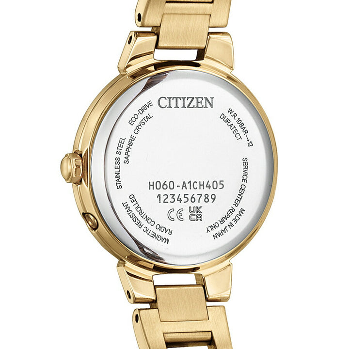 シチズン クロスシー ベーシックコレクション ミニソル 限定モデル ES9433-56A レディース ソーラー 電波 アンバーイエロー