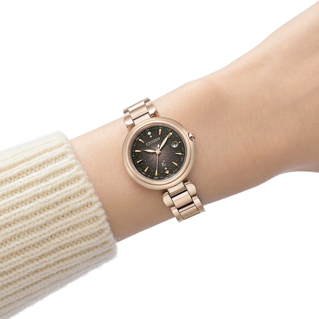 シチズン xC 限定モデル KIZASHI Collection 2026 ES9467-97E レディース ソーラー 電波 ダイヤ入りダイヤル サクラピンク