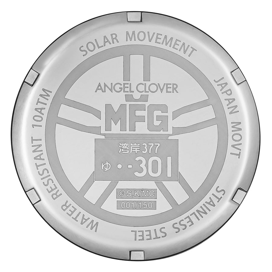 エンジェルクローバー MFゴースト コラボレーション 限定モデル フェラーリ 488GTB 赤羽海人 EVS43MFG-FR メンズ 腕時計 ソーラー クロノグラフ 革ベルト レッド