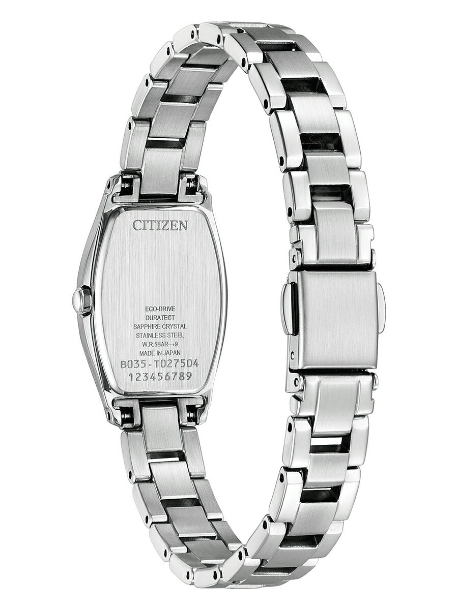 シチズン xC ベーシックコレクション 限定モデル 2026 EW5541-50W レディース ソーラー 長角ケース レッドダイヤル