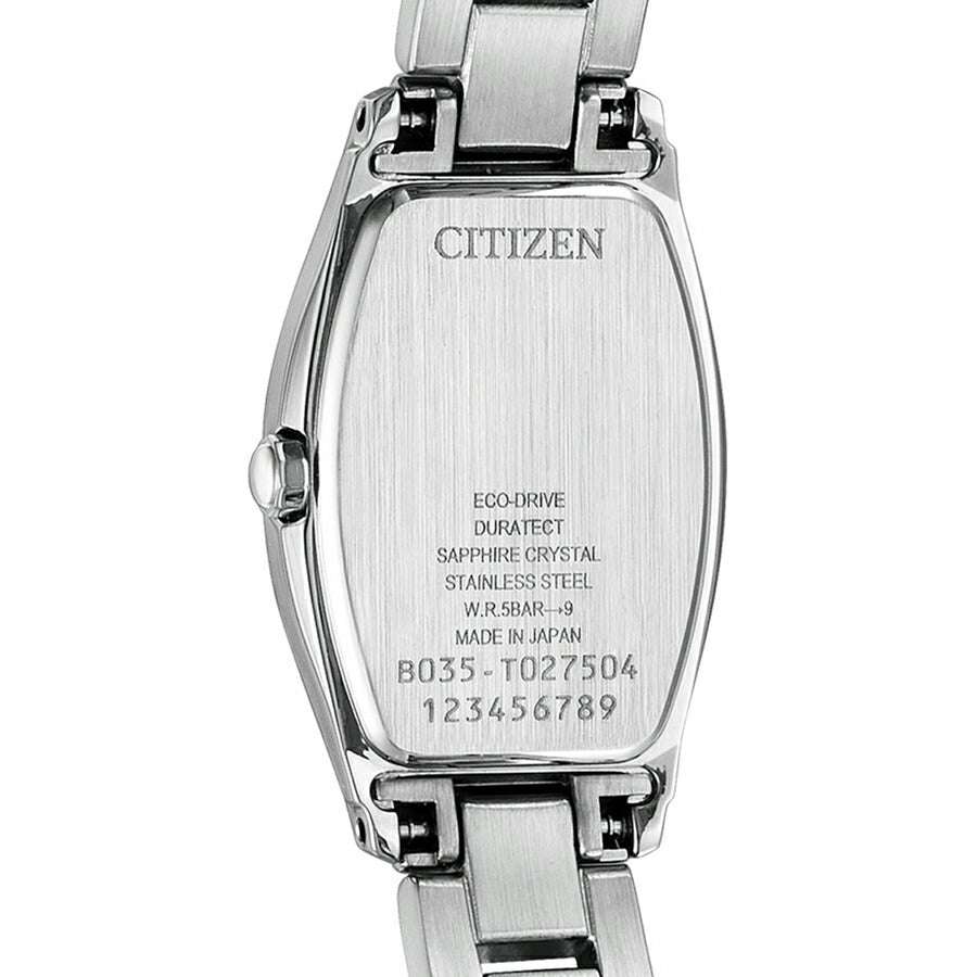 シチズン xC ベーシックコレクション 限定モデル 2026 EW5541-50W レディース ソーラー 長角ケース レッドダイヤル