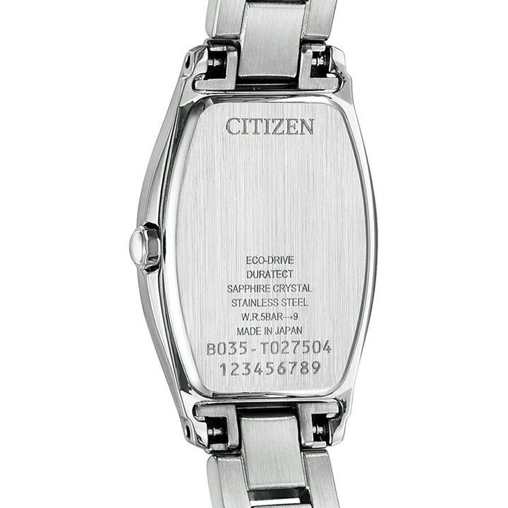 シチズン xC ベーシックコレクション 限定モデル 2026 EW5541-50W レディース ソーラー 長角ケース レッドダイヤル