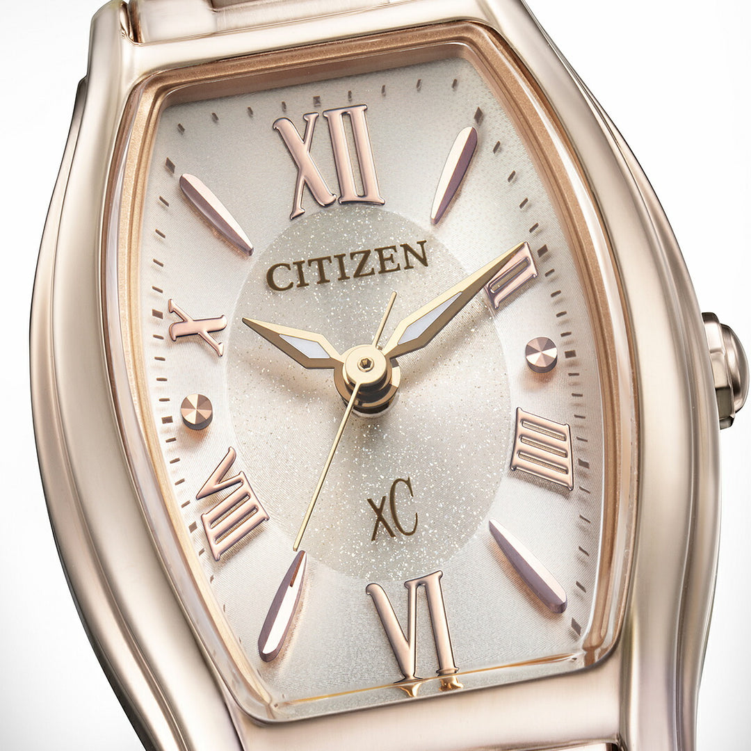 シチズン xC ベーシックコレクション EW5546-56X レディース ソーラー 長角ケース サクラカラー