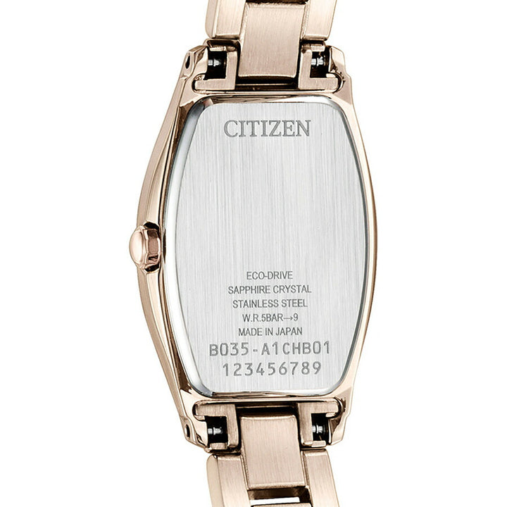 シチズン xC ベーシックコレクション EW5546-56X レディース ソーラー 長角ケース サクラカラー