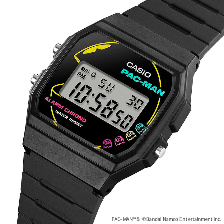 カシオ クラシック パックマン コラボレーションモデル F-91WPC-1AJR メンズ レディース 電池式 デジタル 樹脂バンド ブラック 国内正規品