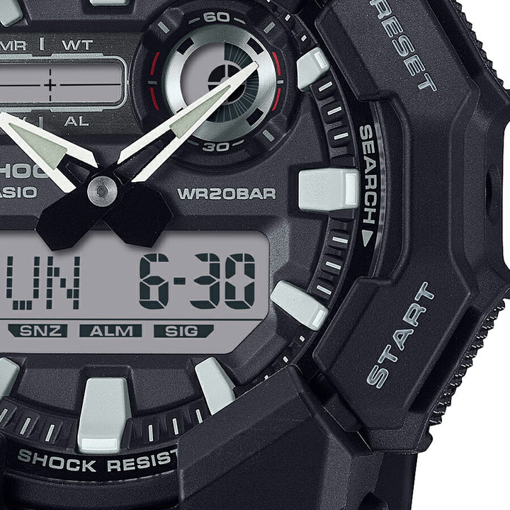 G-SHOCK GA-010シリーズ 10年バッテリー GA-010-1AJF メンズ 腕時計 電池式 アナデジ ラウンド ブラック 国内正規品 カシオ