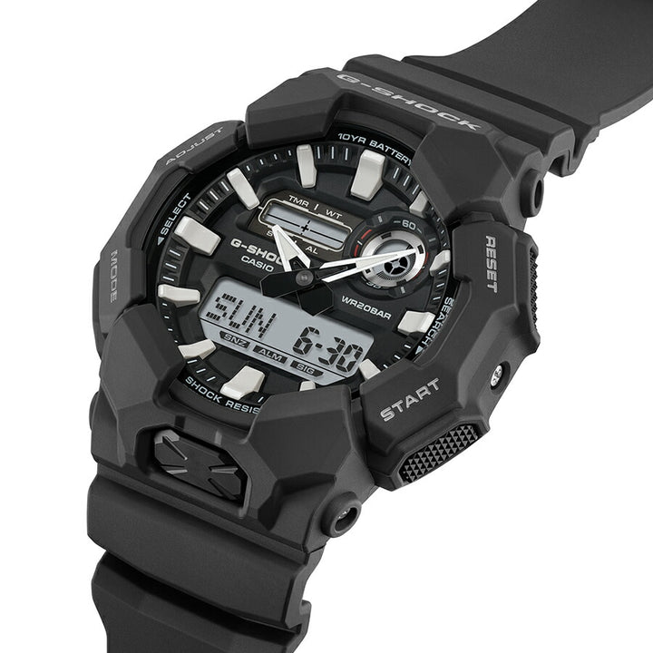 G-SHOCK GA-010シリーズ 10年バッテリー GA-010-1AJF メンズ 腕時計 電池式 アナデジ ラウンド ブラック 国内正規品 カシオ