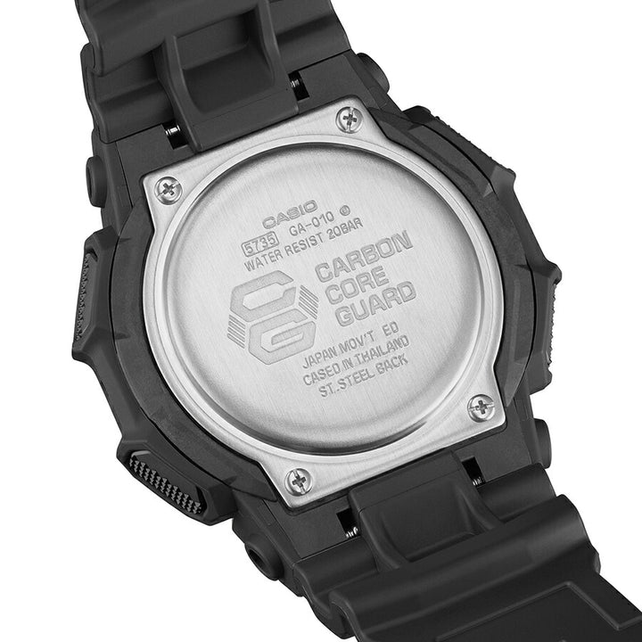 G-SHOCK GA-010シリーズ 10年バッテリー GA-010-1AJF メンズ 腕時計 電池式 アナデジ ラウンド ブラック 国内正規品 カシオ