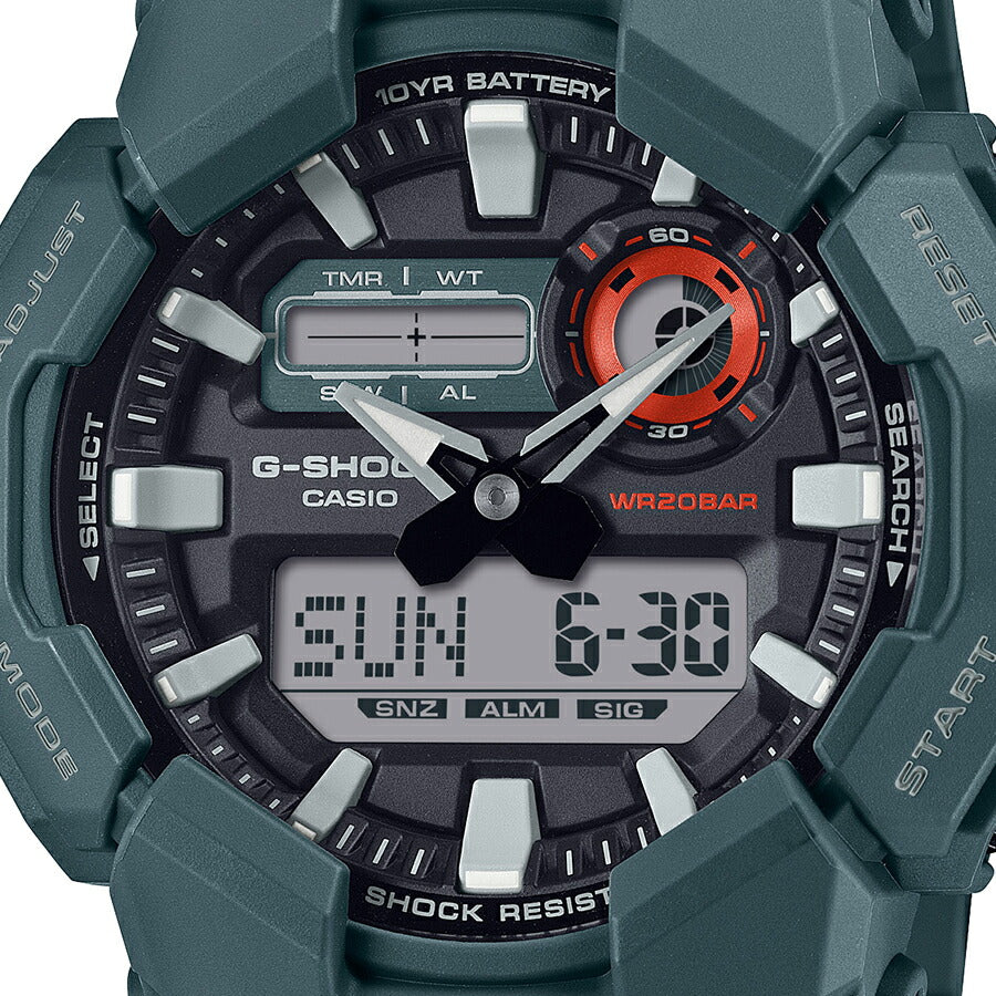 G-SHOCK 10年バッテリー GA-010-2AJF メンズ 電池式 アナデジ ラウンド