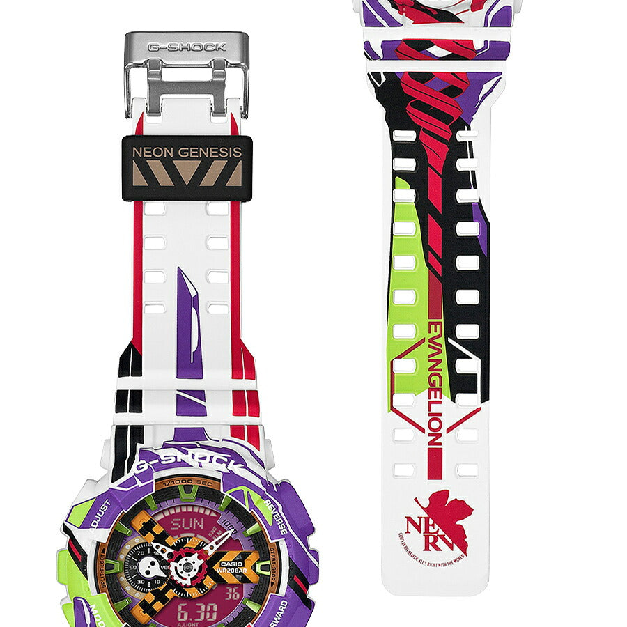 G-SHOCK エヴァンゲリオン コラボレーションモデル GA-110EVA30-7AJR メンズ 電池式 アナデジ 樹脂バンド