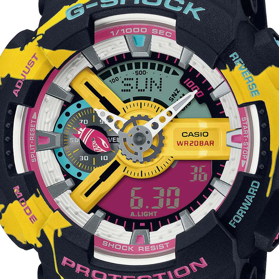 G-SHOCK リーグ・オブ・レジェンド コラボ ジンクス GA-110LL-1AJR メンズ 腕時計 電池式 ビッグケース 国内正規品 カシオ