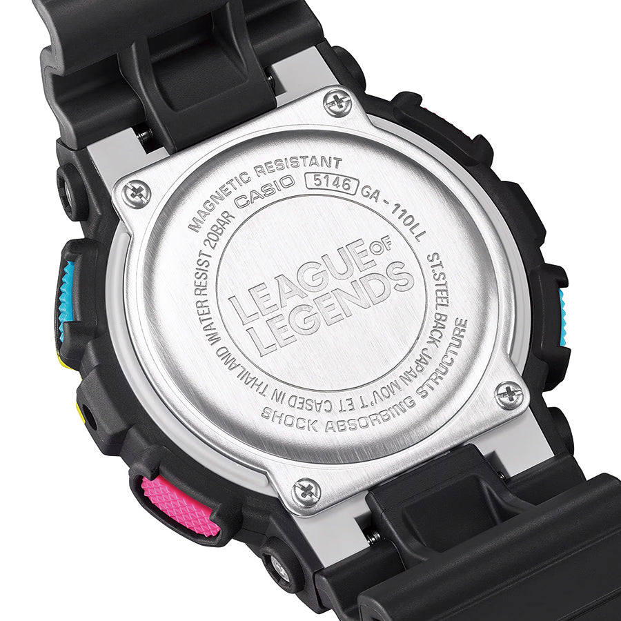 G-SHOCK リーグ・オブ・レジェンド コラボ ジンクス GA-110LL-1AJR メンズ 腕時計 電池式 ビッグケース 国内正規品 カシオ