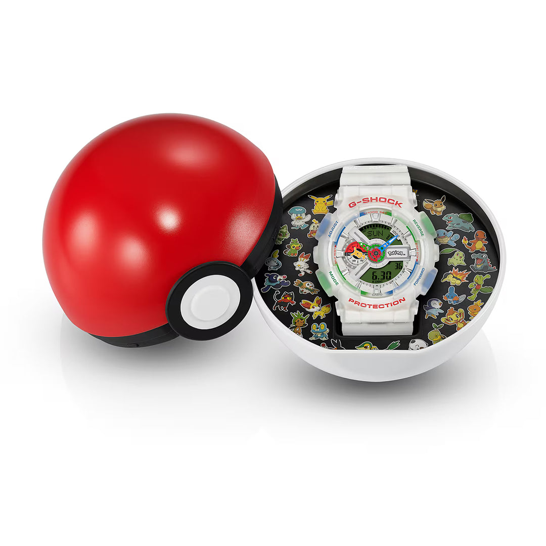 G-SHOCK Pokemon ポケモン コラボレーションモデル GA-110PKM-7AJR メンズ 電池式 アナデジ 樹脂バンド