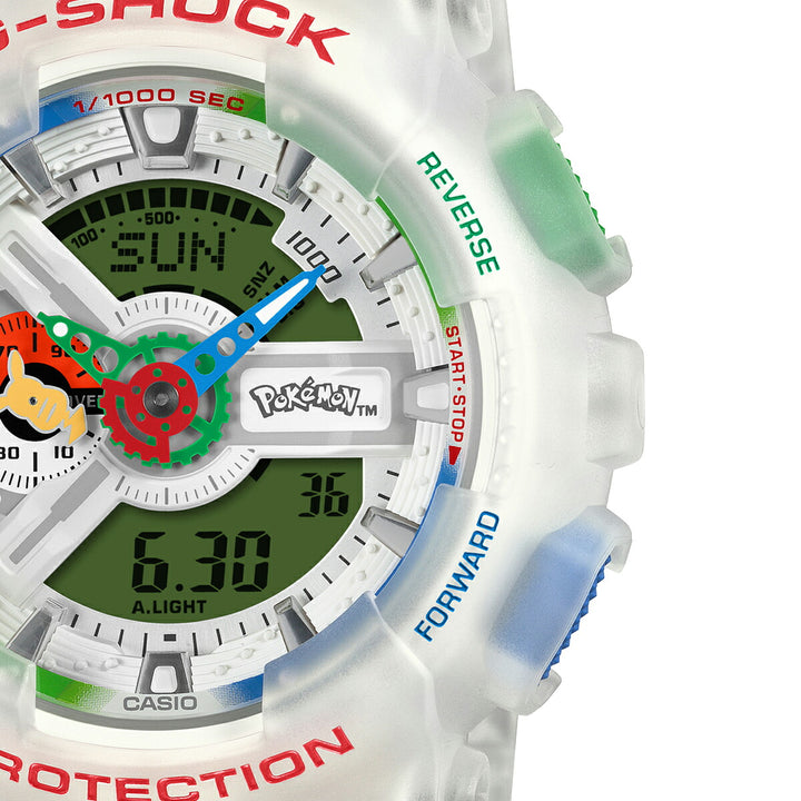 G-SHOCK Pokemon ポケモン コラボレーションモデル GA-110PKM-7AJR メンズ 電池式 アナデジ 樹脂バンド