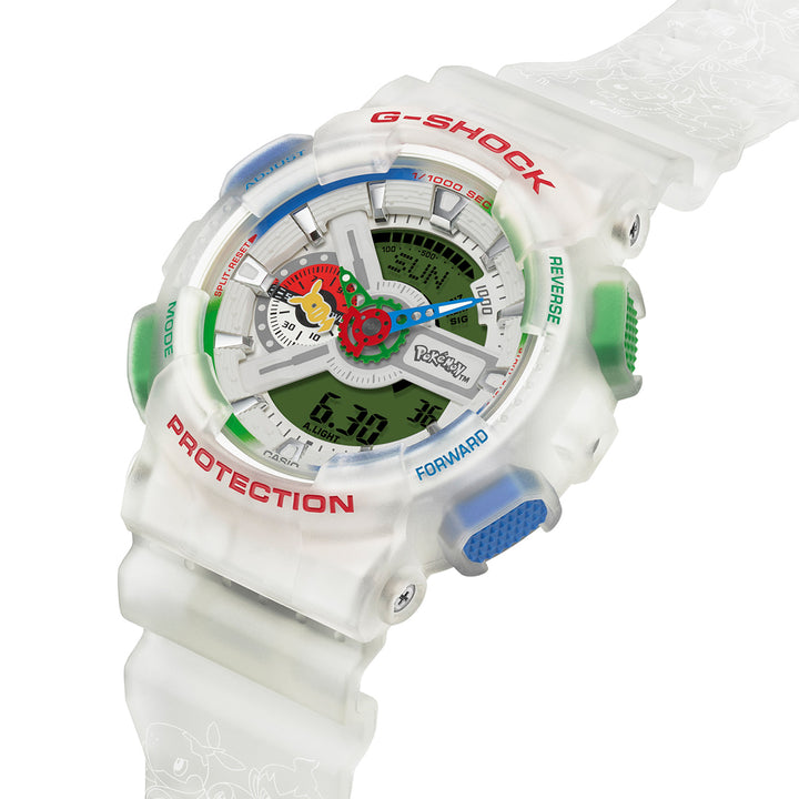 G-SHOCK Pokemon ポケモン コラボレーションモデル GA-110PKM-7AJR メンズ 電池式 アナデジ 樹脂バンド