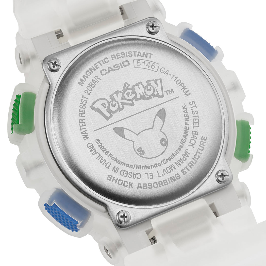 G-SHOCK Pokemon ポケモン コラボレーションモデル GA-110PKM-7AJR メンズ 電池式 アナデジ 樹脂バンド