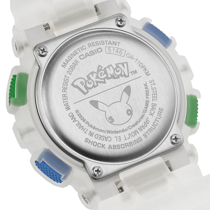 G-SHOCK Pokemon ポケモン コラボレーションモデル GA-110PKM-7AJR メンズ 電池式 アナデジ 樹脂バンド
