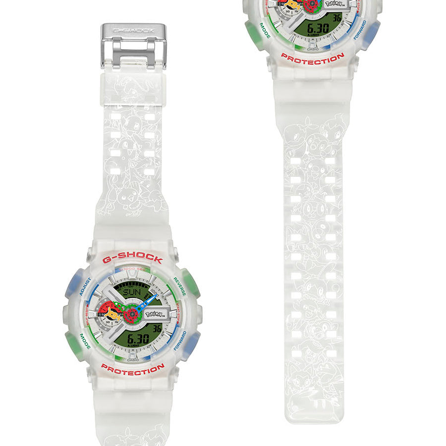 G-SHOCK Pokemon ポケモン コラボレーションモデル GA-110PKM-7AJR メンズ 電池式 アナデジ 樹脂バンド