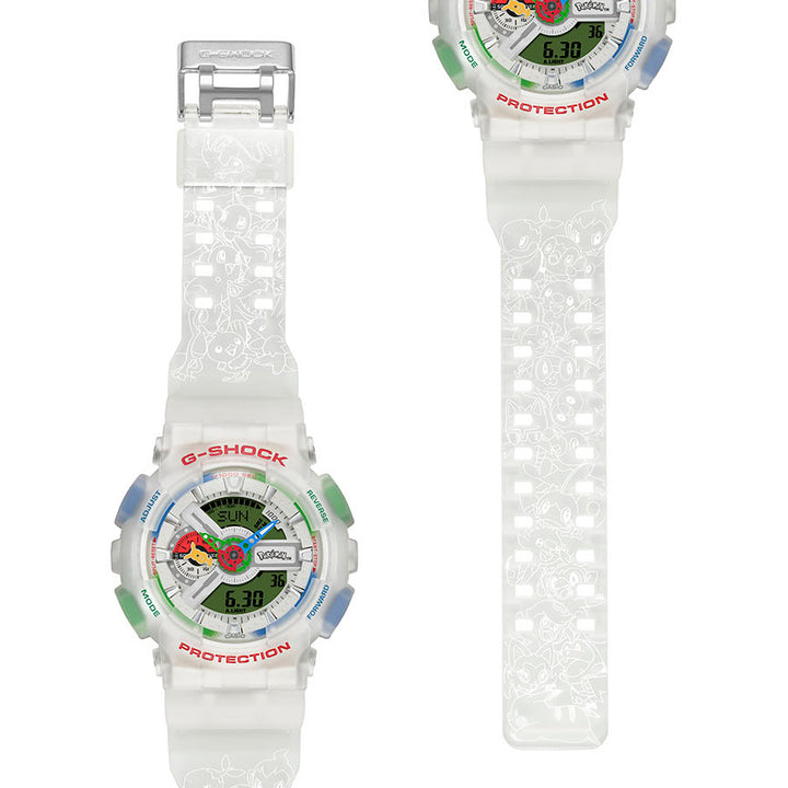G-SHOCK Pokemon ポケモン コラボレーションモデル GA-110PKM-7AJR メンズ 電池式 アナデジ 樹脂バンド