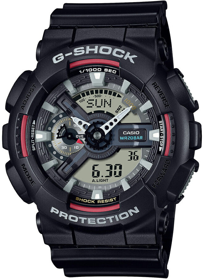 G-SHOCK アイコニックスタイルズ 初代カラーモデル GA-110RL-1AJF メンズ 電池式 ビッグケース アナデジ 樹脂バンド 国内正規品 カシオ