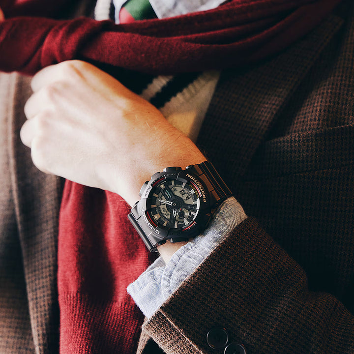 G-SHOCK アイコニックスタイルズ 初代カラーモデル GA-110RL-1AJF メンズ 電池式 ビッグケース アナデジ 樹脂バンド 国内正規品 カシオ
