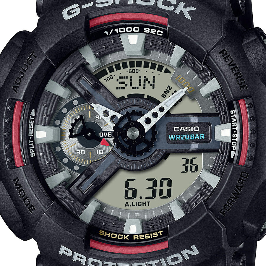 G-SHOCK アイコニックスタイルズ 初代カラーモデル GA-110RL-1AJF メンズ 電池式 ビッグケース アナデジ 樹脂バンド 国内正規品 カシオ