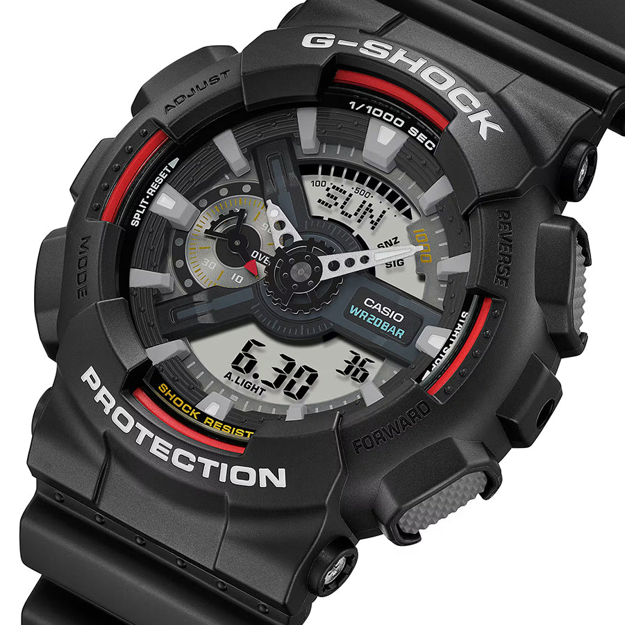 G-SHOCK アイコニックスタイルズ 初代カラーモデル GA-110RL-1AJF メンズ 電池式 ビッグケース アナデジ 樹脂バンド 国内正規品 カシオ