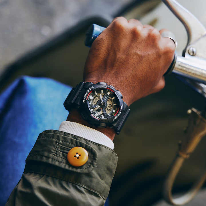 G-SHOCK アイコニックスタイルズ 初代カラーモデル GA-110RL-1AJF メンズ 電池式 ビッグケース アナデジ 樹脂バンド 国内正規品 カシオ