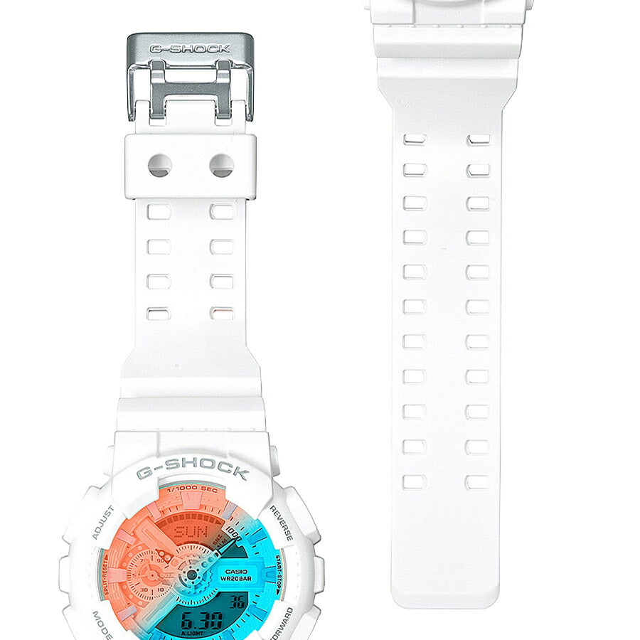 G-SHOCK 110 BEACH TIME LAPSE ビーチタイムラプス GA-110TL-7AJF メンズ 腕時計 電池式 ビッグケース アナデジ 樹脂バンド ホワイト 国内正規品 カシオ