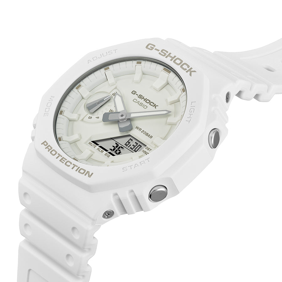 G-SHOCK TONE-ON-TONE GA-2100-7A7JF メンズ 電池式 アナデジ ホワイト