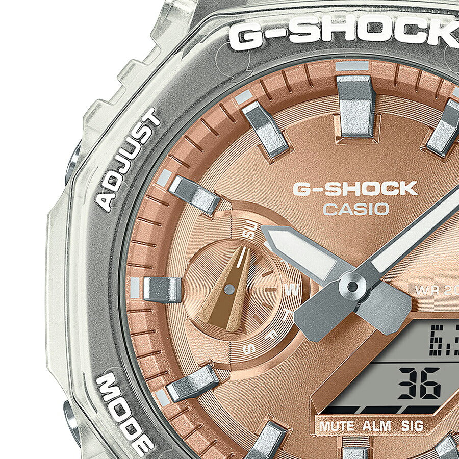 G-SHOCK ローズゴールド　メタリック　腕時計 G-SHOCK ブライトメタリックダイヤルシリーズ ローズゴールド GA