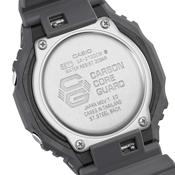 G-SHOCK カモフラージュ GA-2100CM-8AJF メンズ 電池式 アナデジ オクタゴン 樹脂バンド 反転液晶