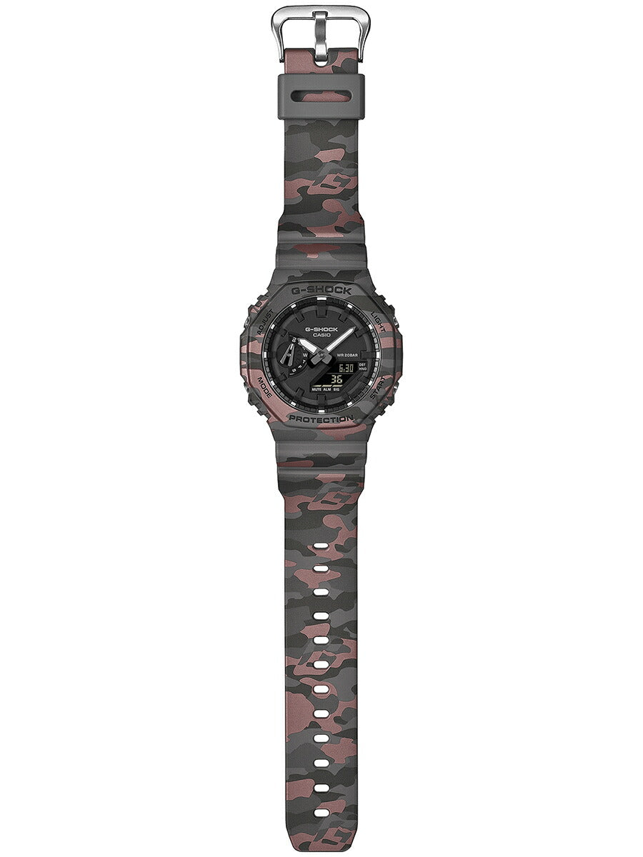 G-SHOCK カモフラージュ GA-2100CM-8AJF メンズ 電池式 アナデジ