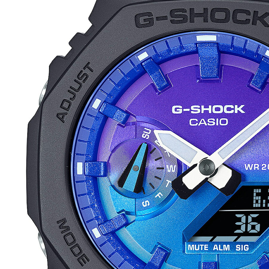 G-SHOCK フレイムインサイド フレイムブルー GA-2100FL-1AJF メンズ