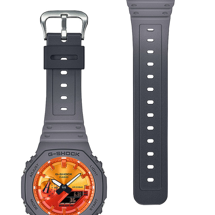 G-SHOCK フレイムインサイド フレイムオレンジ GA-2100FL-8AJF メンズ 腕時計 電池式 オクタゴン アナデジ 反転液晶 国内正規品 カシオ