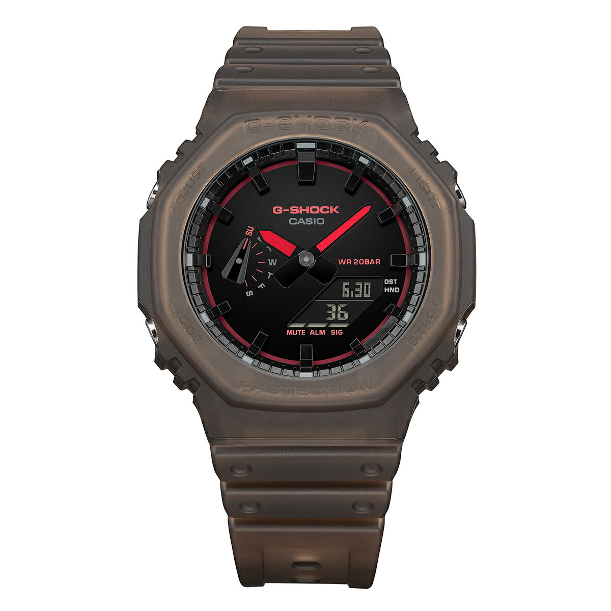 G-SHOCK スモークライト クリーンサーフェスダイヤル GA-2100K-5AJF