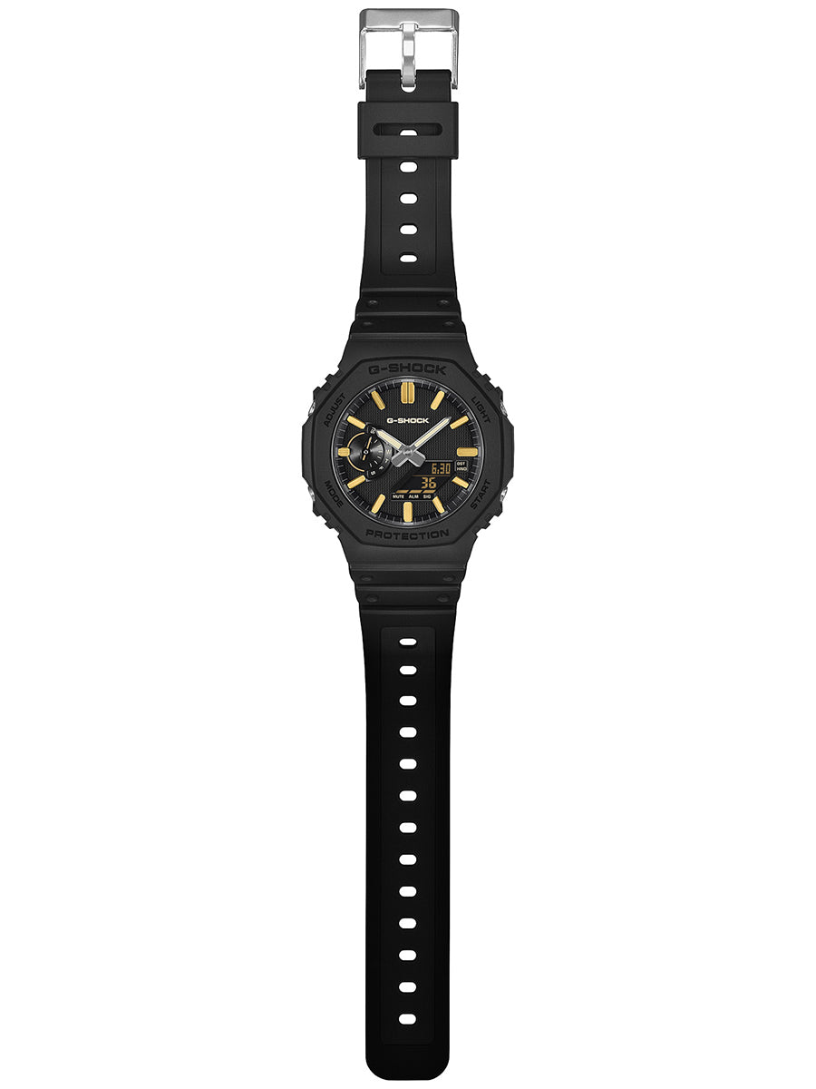 G-SHOCK リュクスブラック GA-2100LXB-1A9JF メンズ 電池式 アナデジ オクタゴン 樹脂バンド 反転液晶