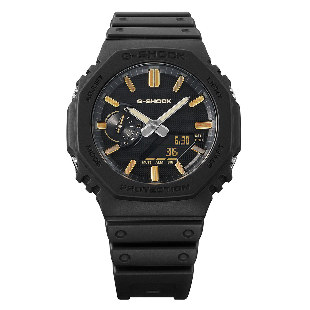 G-SHOCK リュクスブラック GA-2100LXB-1A9JF メンズ 電池式 アナデジ オクタゴン 樹脂バンド 反転液晶
