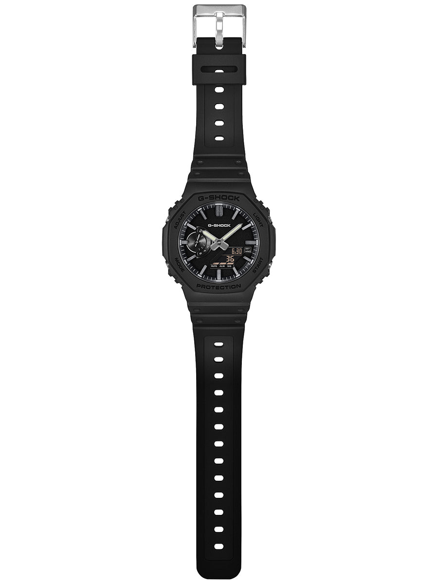 G-SHOCK リュクスブラック GA-2100LXB-1AJF メンズ 電池式 アナデジ オクタゴン 樹脂バンド 反転液晶