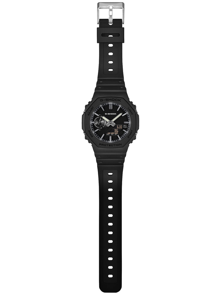 G-SHOCK リュクスブラック GA-2100LXB-1AJF メンズ 電池式 アナデジ オクタゴン 樹脂バンド 反転液晶