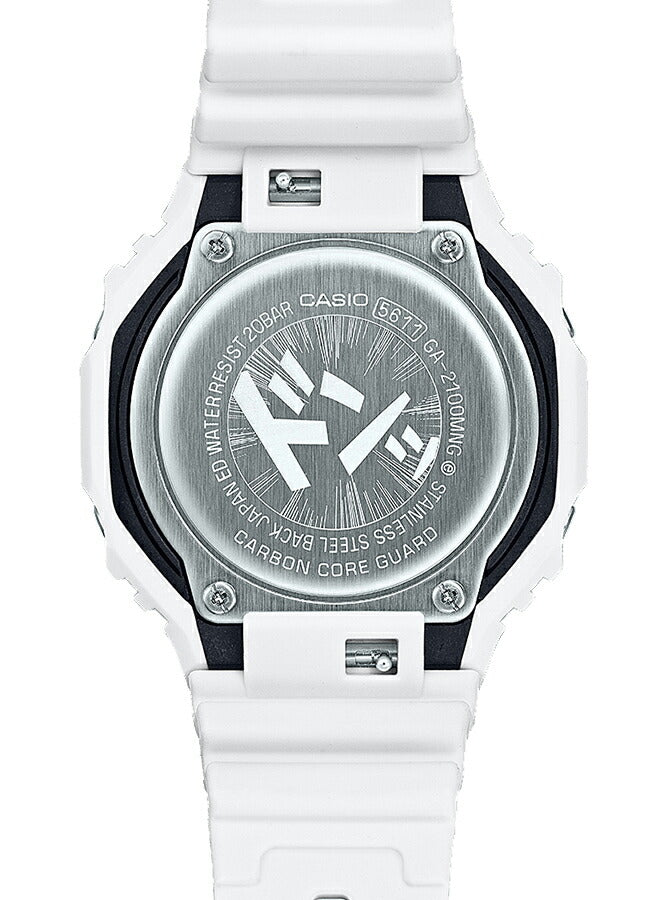 G-SHOCK MANGA THEME マンガデザイン GA-2100MNG-7AJR メンズ 腕時計 電池式 アナデジ オクタゴン ホワイト 反転液晶 国内正規品 カシオ